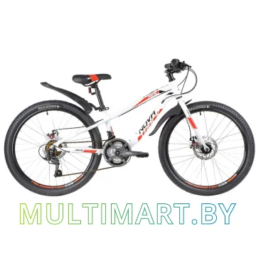 Горный велосипед Novatrack Prime Disc 24AHD.PRIME.11WT20 (белый, 2020)